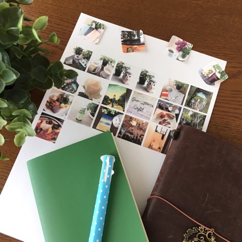 日記に貼るミニ写真を家で印刷する方法 暮ラシノユトリ舎